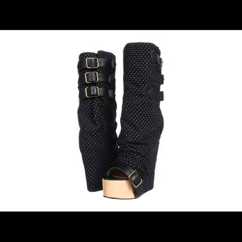 Irregular Choice Mo Money Mo Heel Knee High Boot